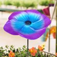 thumbnail image 3 of Visland Bird Bath with Metal Stake Simple Installation Weather-Resistant Adjustable Height Outdoor Bird Feeder Stand Decor, 3 of 7