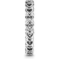 thumbnail image 2 of Anillo de plata esterlina TANGJMXG Banda de corazones S925 Talla 54, 2 of 4