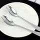 thumbnail image 3 of Herramientas para exteriores, 6 uds., ensalada, tenedor portátil creativo, cuchara de acero inoxidable, cuchara de doble propósito, una cuchara de Picnic, 3 of 7