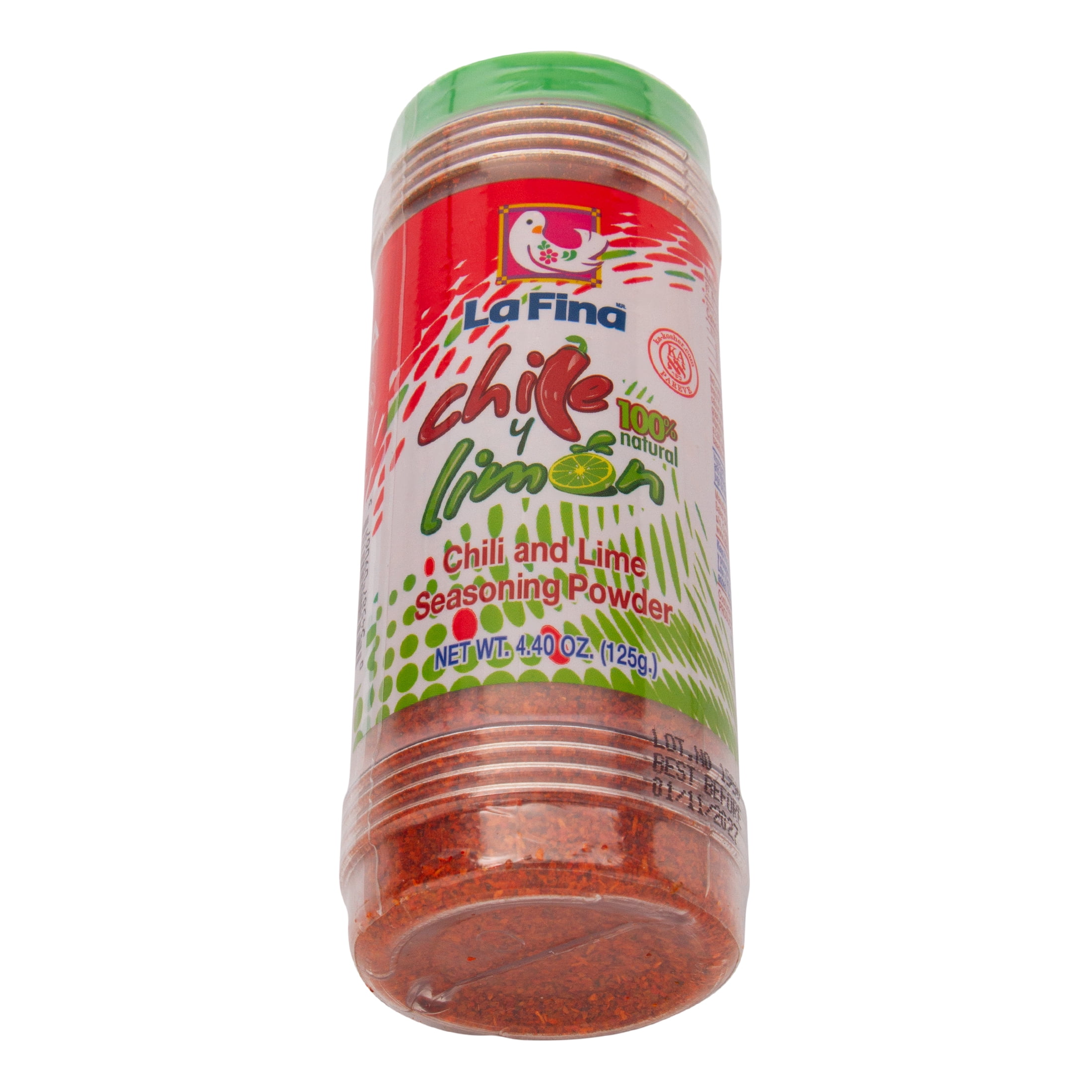 (4 pack) La Fina Chile y Limon Seasoning, 4.4 oz