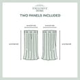 thumbnail image 3 of Exclusive Home Panneau de Rideau à Illets en Velours, Rose Blush, 54x63, 2 Pcs, 3 of 7