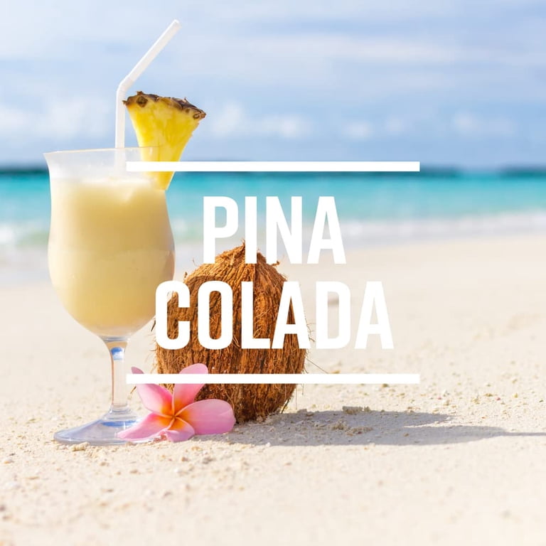 Tropical Sensations Pina Colada Granita Slushie Mix – 64 oz Bottle