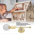 thumbnail image 4 of Mini Round Head Glass Wall Lamp 1:12 Dollhouses OB11 Bubble Accessories, 4 of 5