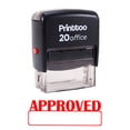 thumbnail image 2 of Printtoo Office Stationary Stamp APPROVED Self Inking Rubber Stamp-Red, 2 of 2