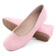 thumbnail image 4 of Zapatos SAILING LU Flats, elegantes, de gamuza, punta cuadrada, rosa, para mujer, 4 of 7