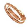 thumbnail image 1 of Brazalete de cuero único y elegante Sonducket marrón cosido a mano, 1 of 6