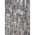 thumbnail image 2 of Signature Home Collection 7.75' x 10' Abstract-Style Area Throw Rug - Charcoal Black and Gray, 2 of 5