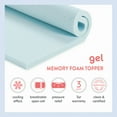 thumbnail image 2 of Best Price Mattress 1.5" Cooling Gel Ventilated Memory Foam Mattress Topper, King, 2 of 9