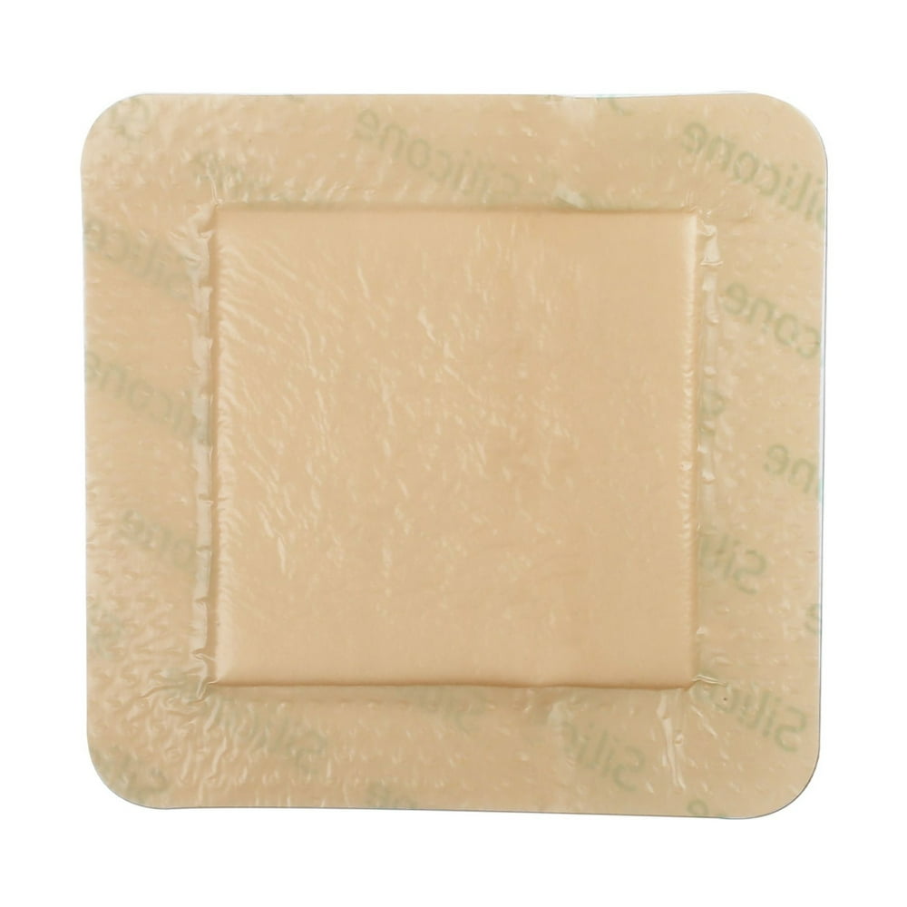 LotFancy 10Pcs Foam Wound Dressing with Border, 6x6 in Sterile Adhesive