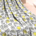 thumbnail image 3 of Yellow Lemon Fruit Slices White Pattern Blanket,Comfortable Soft Flannel Throw Blanket,All Season,Warm Lightweight Blankets for Sofa Bed Couch Living Room Chair,40"x50", 3 of 4