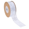 thumbnail image 4 of Snowflake Ribbon Printed Ribbon Christmas Christmas Tree Ribbon Christmas Snowflakes for Valentine's Day Party Valentines, 4 of 8