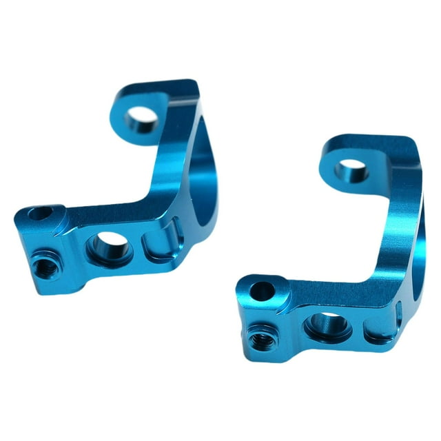 Juego de 2 portabujes de aleación de aluminio para coches RC 1/10, piezas de repuesto de alto rendimiento para TA07, TRF420, -05, -02 y -04.