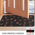 thumbnail image 3 of Spooky Pumpkin Faces Halloween Pattern Door Rugs,Washable Non Slip Door Mats Indoor,Decorative Door Mats,Entry Mat Indoor for Entrance,Bedroom,Kitchen,Bathroom,30"x17", 3 of 6