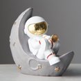 thumbnail image 2 of que reproduce música ornamental hogar dormitorio El 14x7x13cm Sunnimix Figuras de astronauta, 2 of 4