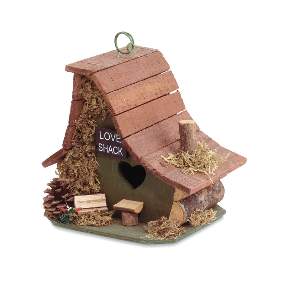 Finch Birdhouse, Cute Decorative Hanging Birdhouse Hummingbirds Love Shack by Songbird Valley