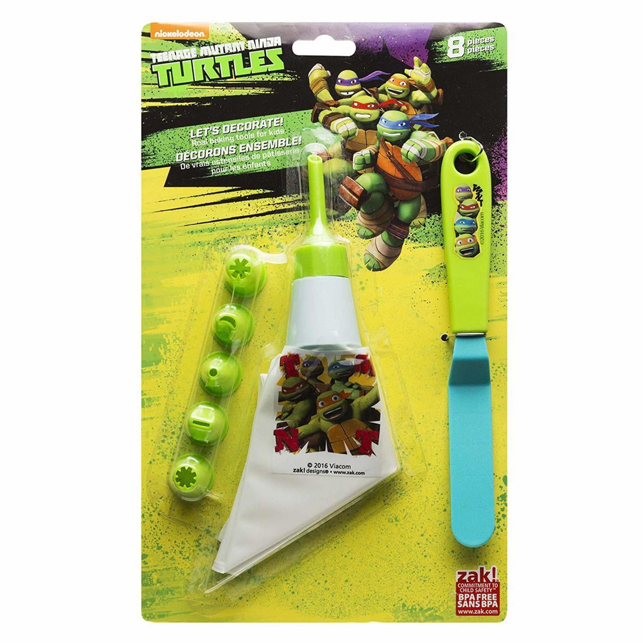 Ninja Turtles Zak Designs Lets Decorate Frosting Bag and 6 Tips for Cooking with Kids