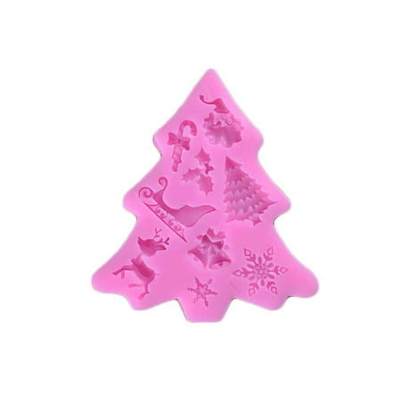 

Christmas Tree Silicone Cake Mold Cake Fondant Chocolate Mould Pudding Jelly Handmade Soap Rice Ball Mould