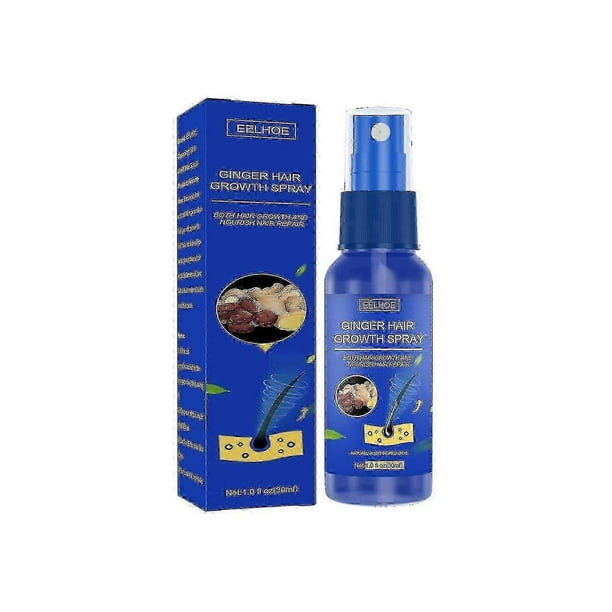 Ginger Hair Growth Spray Scalp Massage Moisturizes And Thickens Hair Care Nu