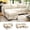Beige, variant on BedLuxury 112" Modular Sectional Sofa with 2 Moveable Storage Ottoman, Cloud Couch Seats 6, Modern Living Room Furniture, Chenille Brown