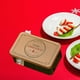 thumbnail image 5 of Caja de plástico navideña | Organizador transparente con compartimentos | Contenedor apto para alimentos para aperitivos, papelería y joyas | Caja de regalo portátil de 11 x 5 x 7 cm, 5 of 5