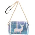 thumbnail image 2 of FORMRS Women Crossbody Purse with Chain Strap Vegan Leather Shoulder Handbag, Purple Night Deer, 2 of 7