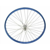 26" x 2.125" Alloy Front Wheel 12G Blue. Bicycle wheel, bike wheel, Lowrider bike wheel, lowrider bicycle wheel, chopper