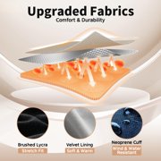 SAVIOR HEAT Upgraded Heated Glove Liners for Men & Women, Thin Rechargeable Gloves with Graphene Heating, Touchscreen Compatible, Fast Charge Warmth for Winter Sports & Outdoor Use