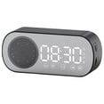 thumbnail image 1 of Reloj despertador Skegnu Z7 con Bluetooth, reloj despertador inteligente con espejo, radio, altavoz pequeño con tarjeta enchufable, despertadores para dormitorios., 1 of 1