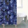thumbnail image 4 of Pioneer Flower Floral Print Pattern Shower Curtain 72"x84", Bathroom Decorative Shower Curtain Set with 12 Hooks, Waterproof Washable, 4 of 6