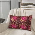 thumbnail image 5 of Fuzoiu Golden Snowflakes And And Butterflies Print Fuzzy Pillowcases, Super Soft Pillow Case Cover with Zipper for Bedroom, Sofa, Couch,Cozy Pillow Shams for All Seasons-20"x30", 5 of 6