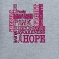 thumbnail image 6 of Wild Bobby Breast Cancer Awareness Words of Encouragement Distressed Breast Cancer Awareness Women Racerback Tank Top, Heather Grey, Medium, 6 of 6