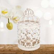 Hanging Birdcage Tealight Holder - Vintage Metal Lantern for Candles, Wedding & Christmas Decor - Decorative Hollow Candle Holder for Indoor/Outdoor Parties & Gifts