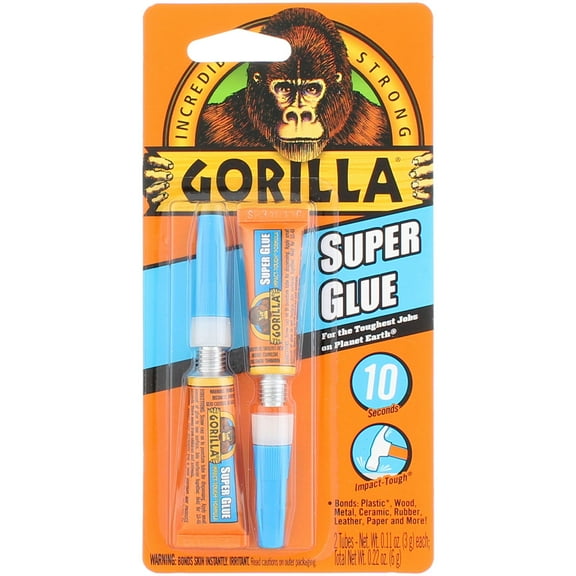 Gorilla Glue Super Glue Pack 2 ea (Pack of 3)