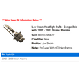 thumbnail image 2 of Low Beam Headlight Bulb - Compatible with 2002 - 2003 Nissan Maxima, 2 of 2