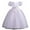 Style D#027 White, variant on Girls Princess Gown Performance Girls Tulle Puff Sleeve Dress Embroidered Bodice Sequined Mesh Ball Gown Formal Princess Costume for Special Occasions Princess Dress Up for Girls 4-6 (Red 110)
