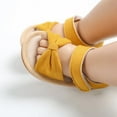 thumbnail image 3 of Gyratedream Baby Toddler Infant Girls Boys Soft Open Toe Summer Sandals Flower Princess Flat Shoes 0-18Months, 3 of 7