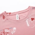 thumbnail image 1 of Pijama de tres piezas para mujer, pantalones cortos de verano de manga corta, pantalones finos de algodón, ropa de abrigo de talla grande, traje de ropa de casa para mujer, 1 of 2