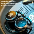 thumbnail image 4 of Noise Cancelling Headphones Bluetooth, Wireless LDAC Hi-Res Audio, Custom EQ via App, 75H Playtime, Comfort Fit, Over Ear Headphones Foldable for Airplane Travel Home Office, 4 of 8