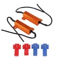 thumbnail image 2 of Decodificador de resistencia 50W6Ω Resistencia de línea corta LED Faro Decodificador de resistencia de carcasa de aluminio, 2 of 10