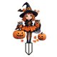 thumbnail image 1 of Estacas Decorativas Para Jardín De Halloween 2D Planas Pequeña Bruja/Hombre Calabaza Decorativas Para Exteriores Para Jardín Y Patio Decoraciones Para Exteriores De Halloween, 1 of 4