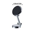 thumbnail image 3 of ​10-Point Magnetic Car Phone Mount 360° Rotatable Dashboard Holder Foldable Alloy Magnet Vehicle Mounting Bracket Strong Stable Phone Grip for Cars Trucks SUVs (Black 0.3lb)​, 3 of 5