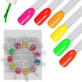 thumbnail image 3 of 3 Set 150pcs Clear Nail Swatches Sticks Nail Art Color Display False Nail Tips Polish Practice Sticks, 3 of 7