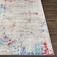 thumbnail image 2 of Hauteloom Dalorong Living Room, Bedroom Area Rug - Contemporary - Navy, Pale Blue, Red - 8'10" x 12'4", 2 of 16