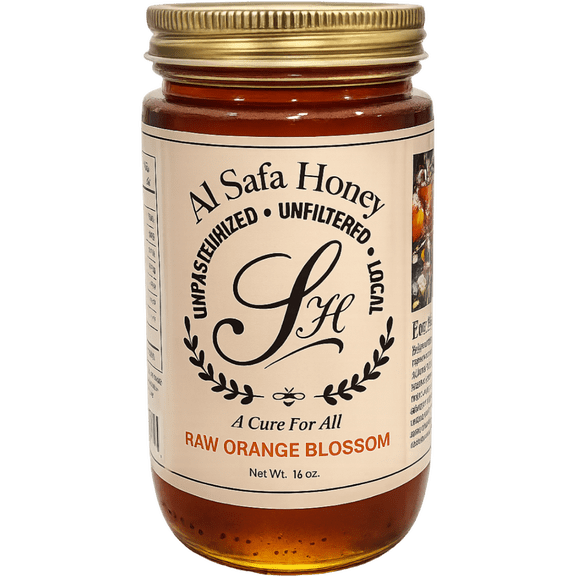 100% Pure Raw Al Safa Orange Blossom Honey