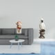 thumbnail image 2 of Figura de resina con forma de loro de , ideal para decoración de interiores en año Nuevo, como centro de mesa, chimenea o vitrina., 2 of 8