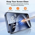 thumbnail image 6 of 3 Pack Clear Screen Protector for iPhone 14 Pro Max, Shatterproof Tempered Glass Protector Film 6.7" with Easy Installation Tool, 6 of 7