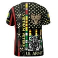thumbnail image 3 of Custom Name Vietnam Veteran War U.S Army Proud Vet 3D T-shirt, 3 of 4