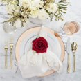 thumbnail image 3 of Romantic Creative Napkin Ring Delicate Napkin Ring Rose Flower Shape Decoration Daily Table Dining Wedding Wedding GetRich, 3 of 5