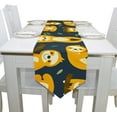 thumbnail image 4 of Coolnut Table Runner 13"x90", Funny Sloths Washable Table Cloth Runner for Holiday Home Wedding Table Top Decoration, 4 of 5