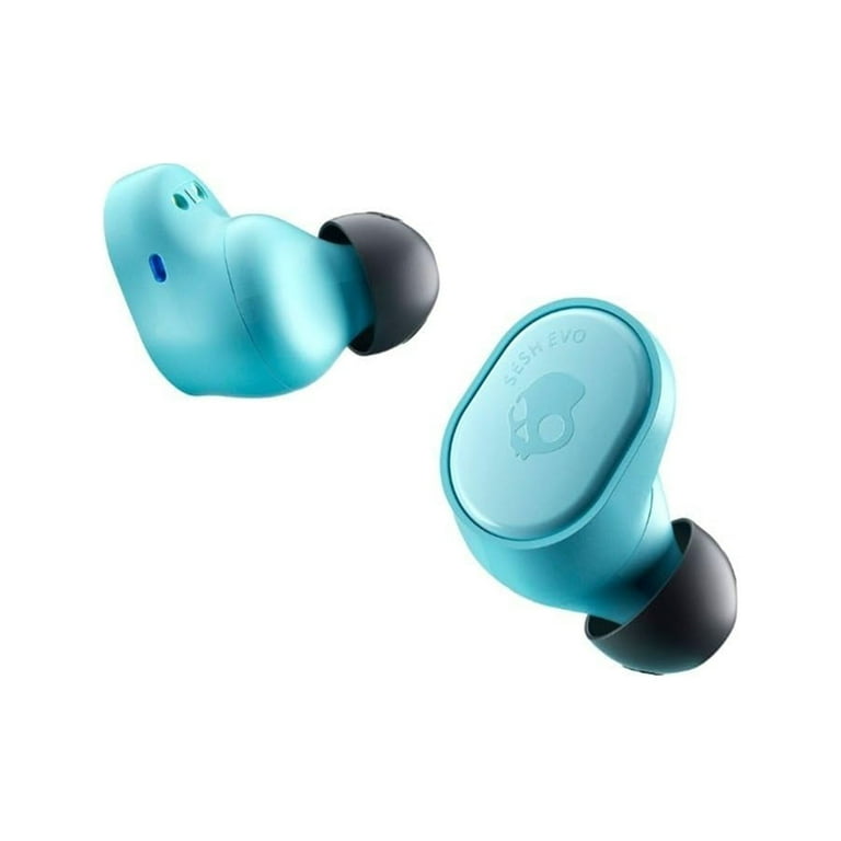 Skullcandy Sesh Evo True Wireless Earbuds 2 Pack Value Bundle in Ear Bluetooth Headphones with Charging Case and USB Cable Bleached Blue Walmart